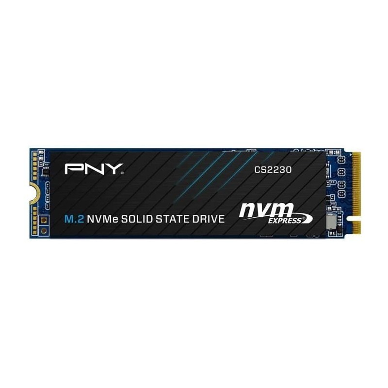 PNY CS2230 500GB SSD Interne M.2 NVMe Gen3, jusqu'a 3300MB/s - M280CS2230-500-RB