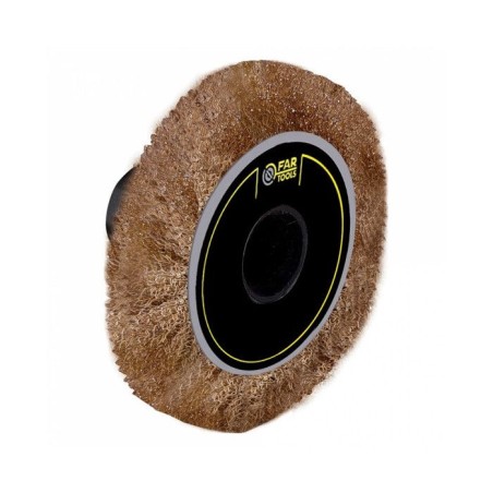 Brosse laiton - FARTOOLS - Ø 65 mm - Epaisseur 10 mm - Marron - Conditionneme...