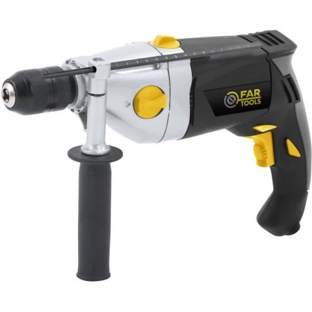 Perceuse a percussion - FARTOOLS - PKP 1200 - 2 vitesses mécaniques - Mandrin...