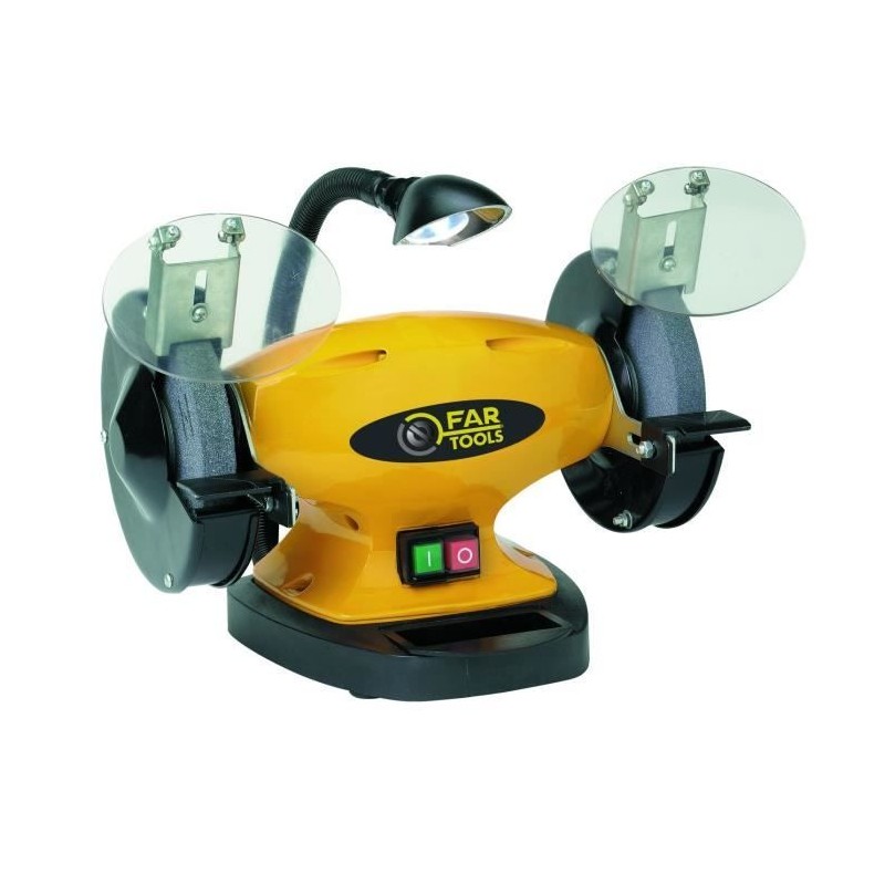 Touret a meuler - FARTOOLS PRO - BG 150B - 400 W - D 150 mm - Jaune - Métal