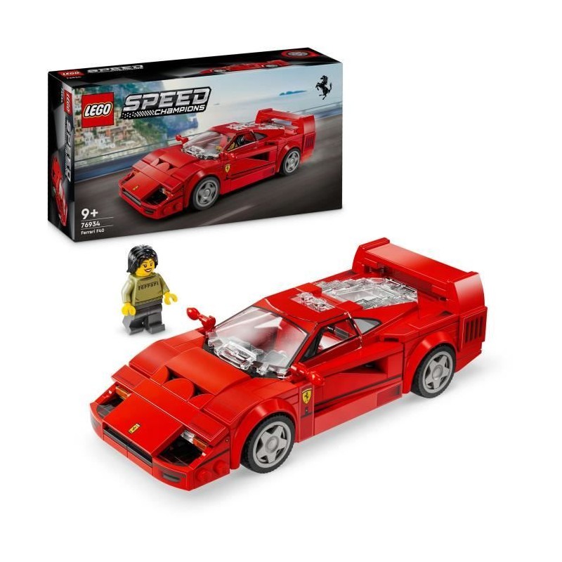 LEGO Speed Champions 76934 Supercar Ferrari F40 - Véhicule Jouet pour Garçons...