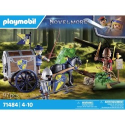 PLAYMOBIL 71484 Convoi de Novelmore avec bandit, Novelmore, Chevaliers et vol...