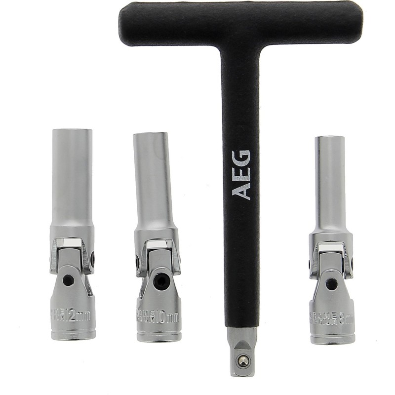 Clé a bougie préchauffage diesel 3 douilles 8-10-12mm - AEG - taille standard...