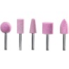 Assortiment de Meules sur tige pour meuleuse droite - METABO - Pour l'acier e...