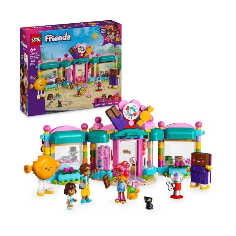 LEGO Friends 42649 La Confiserie de Heartlake City - Jouet de Construction en...