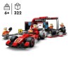 LEGO City 60443 Arret au stand de F1 avec voiture Ferrari - Jouet pour garçon...