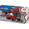 LEGO City 60443 Arret au stand de F1 avec voiture Ferrari - Jouet pour garçon...