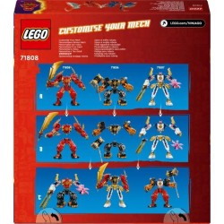 LEGO 71808 NINJAGO Le Robot Élémentaire du Feu de Kai, Jouet Ninja avec Figur...