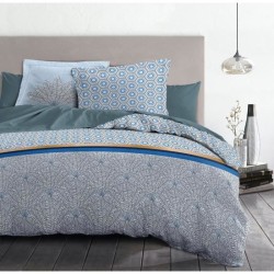Parure de couette 240x260 cm HOME LINGE PASSION LOUXOR : Housse de couette + ...