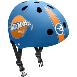 Casque Skate STAMP - Hot Wheels - Taille 53/57cm - Confortable et Ajustable -...