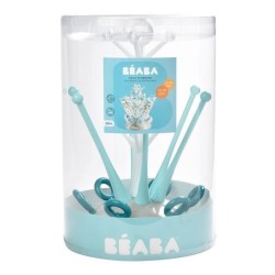 BÉABA, Egoutte-biberons Arbre, Grande capacité 6 biberons et accessoires, Bac...