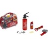 Mallette de pompier transparente avec 6 accessoires dont 1 lampe torche avec ...