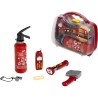 Mallette de pompier transparente avec 6 accessoires dont 1 lampe torche avec ...