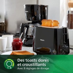 Grille-pain - PHILIPS - HD2581/90 - Collection Daily petit déjeuner -