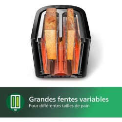 Grille-pain - PHILIPS - HD2581/90 - Collection Daily petit déjeuner -