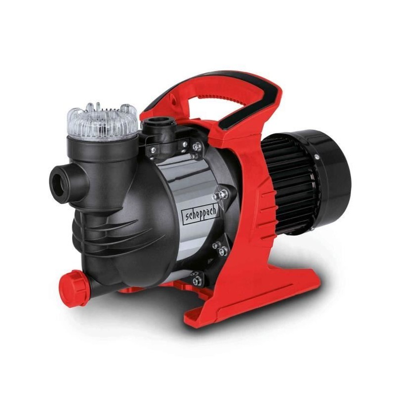 Pompe de jardin - Scheppach - GP1400JET - 6000 L/h - Profondeur max 8m - 4,8 bar