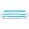 Piscinette rectangulaire Family - INTEX - 770 Litres - 6 ans et + - 262 x 175...