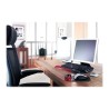 Kensington, Tapis de souris avec repose-poignet, Duo gel, Noir et