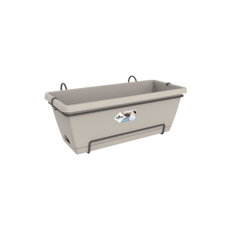 ELHO Jardiniere BARCELONA XL ALLIN1 - L 33.5 x l 54.5 x H 23 cm - Taupe