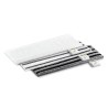 Jeu de 3 serpillieres microfibres pour buse sol Easy Fix (1 souple, 1 abrasiv...