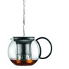 ASSAM - Théiere a piston BODUM  , couvercle plastique, filtre en inox, 0.5 l