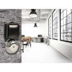 Carillon filaire SCS SENTINEL RetroBell - Design industriel - 2 fils - 1 sonn...