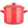 Traiteur - BAUMALU - Tous feux dont induction - Émail 22 x 16 cm - Coloris rouge