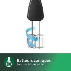Batteur électrique - PHILIPS - HR3705/10 - Batteur Série 3000