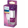 PHILIPS LED Classic 40W Flamme E14 Blanc Chaud Dépolie Non Dimmable