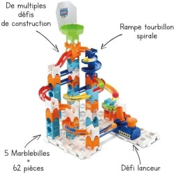 Circuit a billes VTECH Marble Rush - Adventure Set S100 - 61 pieces