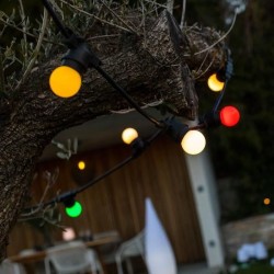 Guirlande lumineuse solaire - LUMISKY - PARTY GUINGUETTE SOLAR - 5.70 m - 8 m...