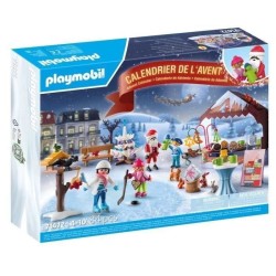 PLAYMOBIL 71472 Calendrier de l'Avent Marché de Noël, 24 surprises, 84  piece...