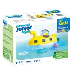 PLAYMOBIL Junior 71440 Sous-marin, Junior AQUA Tinti, Jouet pour le bain, Des...