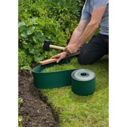 Bordure de jardin en polypropylene NATURE - Epaisseur 3 mm - H 15 cm x 10 m -...