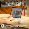 Souris - Sans fil - Logitech - M240 Silent - Blanc
