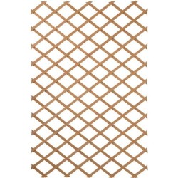 Nature Palissade de jardin 50 x 150 cm Bois Naturel 419736