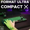 Clavier Gamer - The G-Lab - KEYZ HYDROGEN - 60% Format Compact - Rétroéclairé...