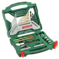 Set mixte vissage-perçage Bosch - Coffret X-Line Titane de forets et d'embout...