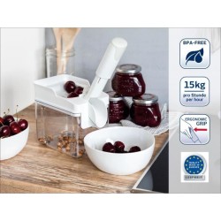 Dénoyauteur a cerises Leifheit 3.0 Cherrymat 37211, matériel de pâtisserie, p...