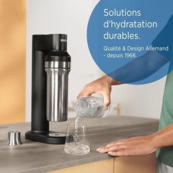 Bouteille isotherme BRITA - Compatible SodaTRIO - Capacité 1L - Acier Inoxyda...