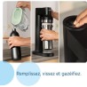 Bouteille isotherme BRITA - Compatible SodaTRIO - Capacité 1L - Acier Inoxyda...