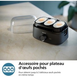 Cuiseur a oeuf électrique - PHILIPS - HD9137/90 Egg Cooker noir -