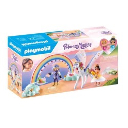 PLAYMOBIL 71361 Cheval ailé a décorer avec princesse, Princess Magic, chevali...