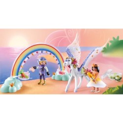 PLAYMOBIL 71361 Cheval ailé a décorer avec princesse, Princess Magic, chevali...