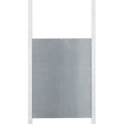 Porte coulissante pour poulailler - KERBL - Alu - 30 x 40 cm - Taille M - Gli...