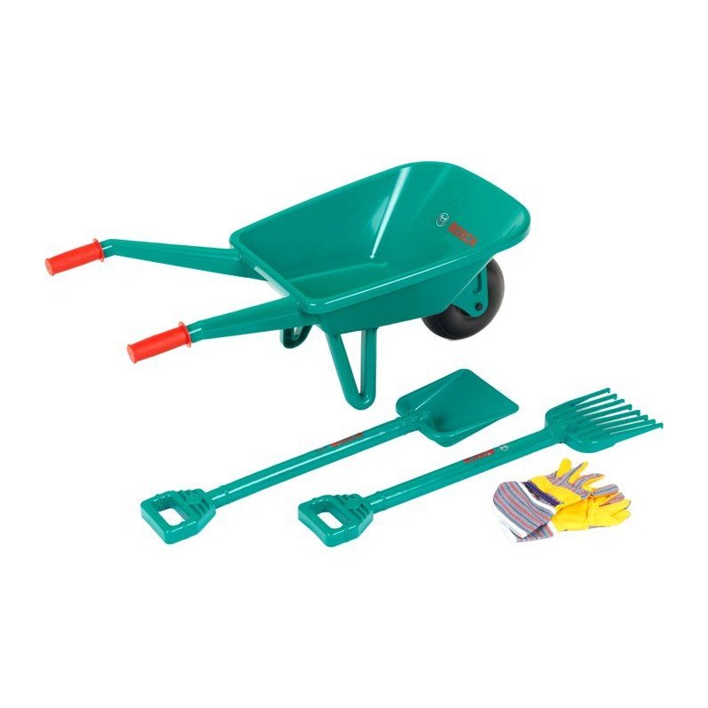Set de jardinage Bosch avec brouette, 4 pieces - KLEIN - 2752