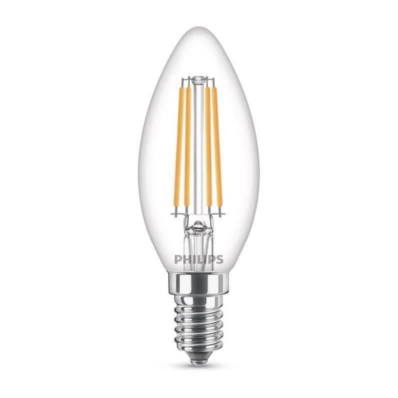 Ampoule LED PHILIPS Non dimmable - E14 - 60W - Blanc Froid