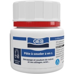 Pâte a souder 2en1 - GEB - Décape et brase - Pot 150 g