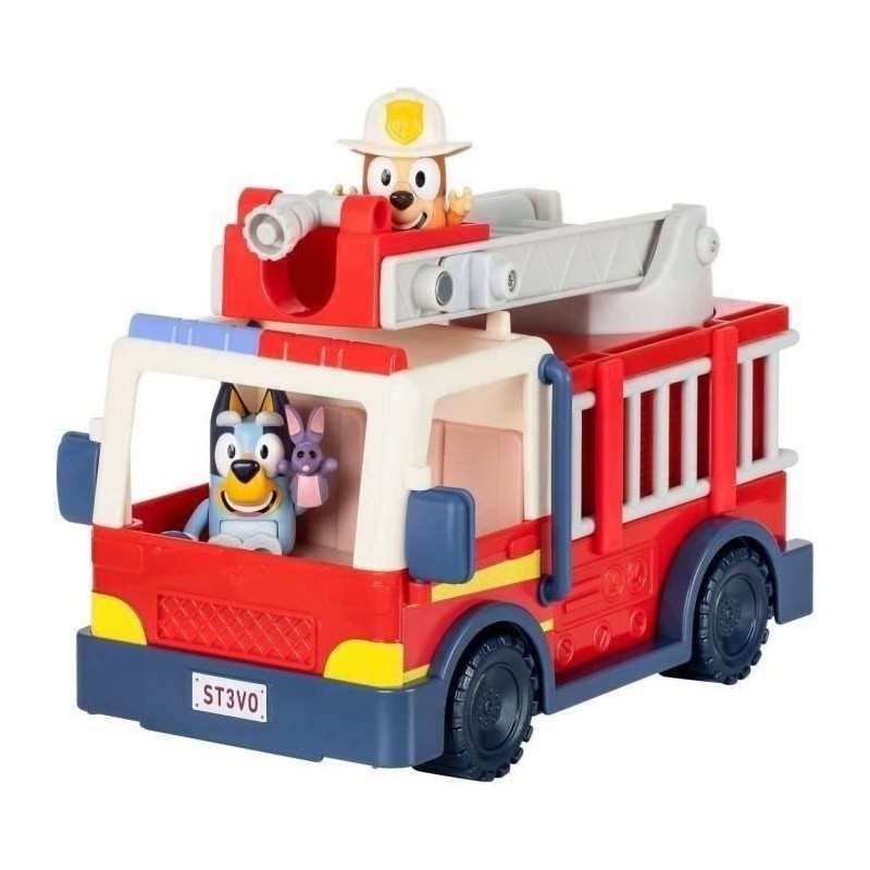 Bluey Le camion de Pompier de Bluey - Univers miniature - MOOSE TOYS