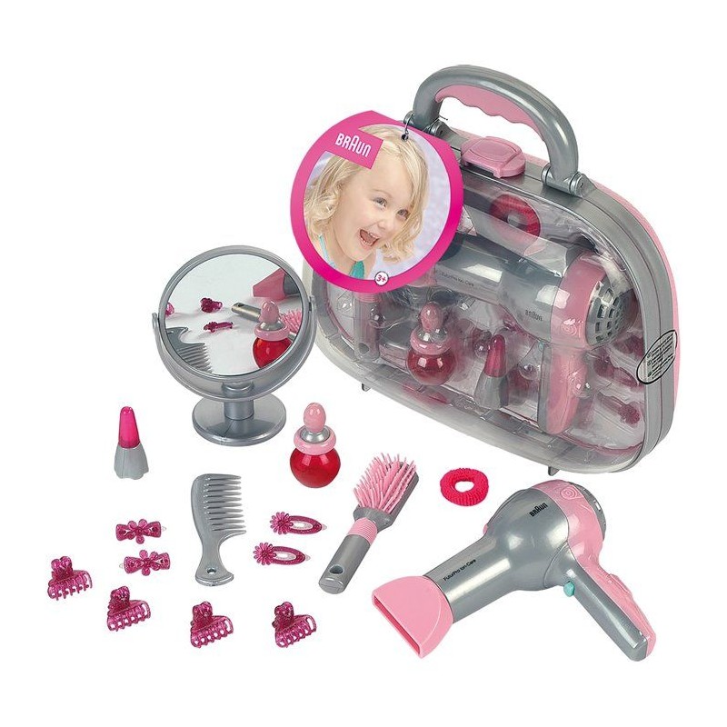 KLEIN - Mallette de coiffure Braun avec seche-cheveux électronique